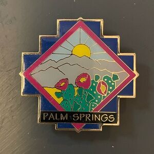 Palm Springs magnet with Desert Scene
